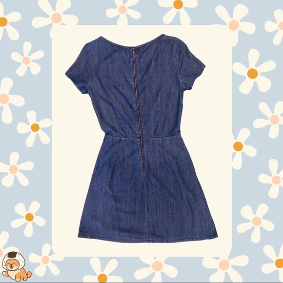 Banana Republic Chambray Denim A-Line Dress - Picture 3 of 8